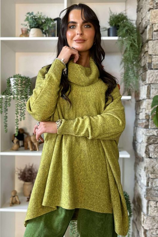 Beyond Terry Oversized Cowl Knit Geko Marl